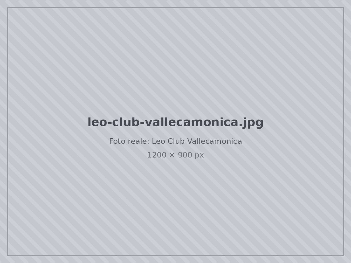 I ragazzi del Leo Club Vallecamonica